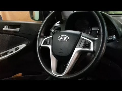 Видео: Установка мультируля на Хендай Солярис (Hyundai Solaris)