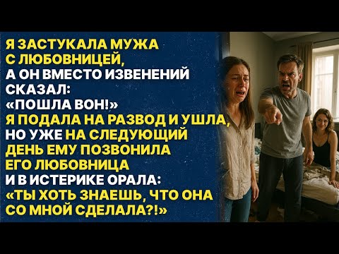 Видео: Пошла вон! - Сказал мне муж, когда я застукала его за изменой