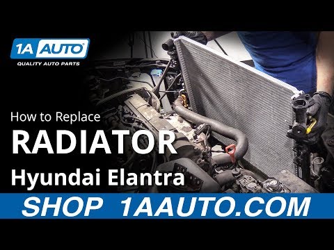 Видео: Как заменить радиатор Hyundai Elantra 07-10