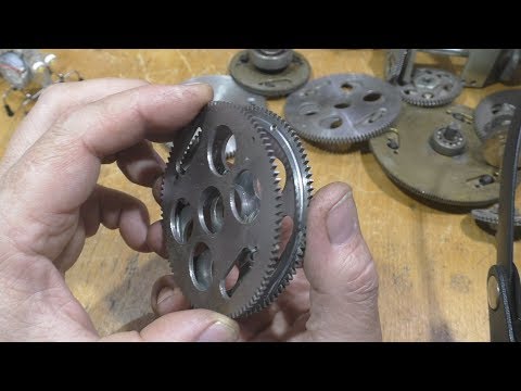 Видео: Безлюфтовые  шестеренки и прочий металлолом.