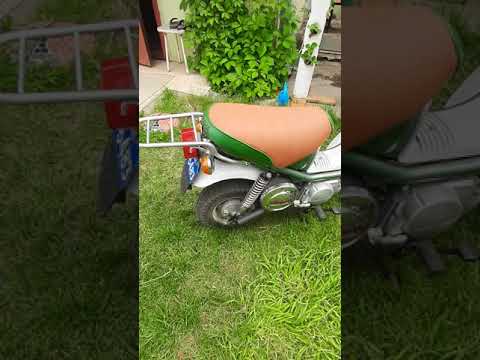 Видео: Обзор yamaha chappy LB50 после реставрации