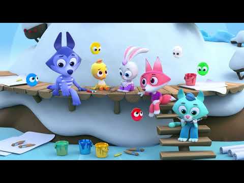 Видео: Цветняшки - весёлые и развивающие песенки для малышей