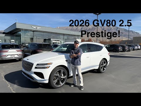 Видео: Полное руководство по Genesis GV80 2.5 Prestige 2026 года!