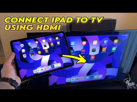 Видео: Как подключить iPad к телевизору с помощью кабеля HDMI (iPad, Air, Pro)