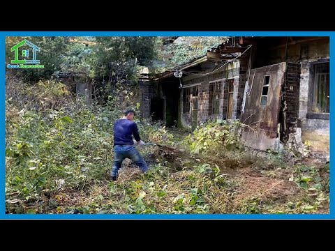 Видео: Покидая город, мужчина отправился в горы, чтобы отремонтировать засыпанный заброшенный дом