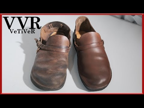 Видео: [ASMR] Чистая и восстановленная кожаная обувь 'AURORA SHOE & CO' 'Middle English'