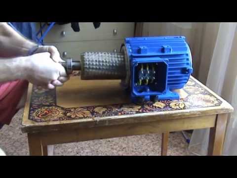 Видео: Асинхронник на магниты 1,5 кВт