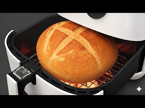 Видео: Выпечка хлеба в аэрофритюрнице стала моим любимым занятием, простой и быстрый рецепт!