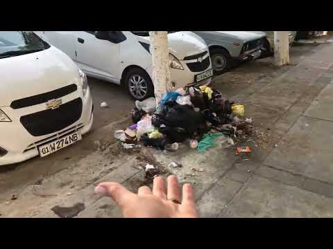 Видео: Ташкент. район Кадышева.  115 дом. Нежданная жалоба от уборщиков мусора!