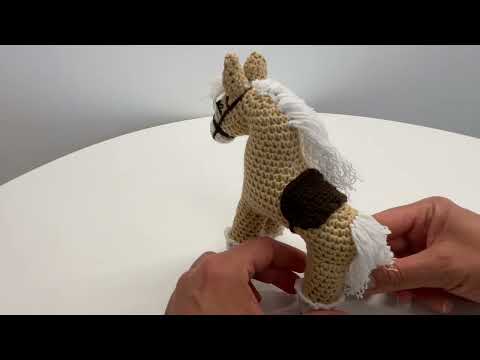 Видео: Коник гачком, символ 2026 року, частина 3. Crochet horse symbol of 2026. Part 3