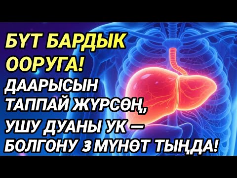 Видео: 🤲 Даарысын таба албай жүргөн бардык ооруларга шыпаа дубасы.Болгону 3 мүнөт ук!