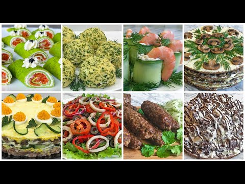 Видео: Новогодний Стол / Новогодние Рецепты / Меню на Новый Год 2025 / Салаты / Закуски / Торт