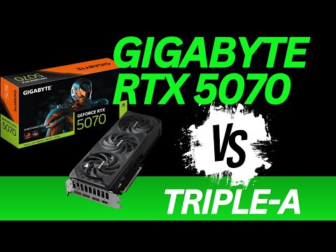 Видео: На что способна Gigabyte RTX 5070 Windforce OC с i7 12700KF в triple-A проектах?