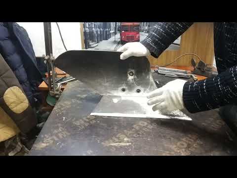 Видео: самодельный плуг, разборка.