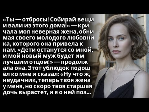 Видео: «Ты — отбросы! Собирай вещи и убирайся из этого дома!» — кричала мне неверная жена.. | Неверная жена