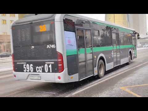 Видео: Автобусный Транспорт Астаны - сборник №18