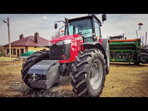 Видео: ПРИКЛЮЧЕНИЯ В КФХ. MASSEY FERGUSON 6713. AMAZONE D9 6000