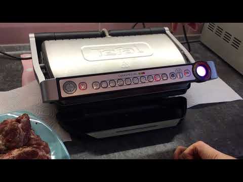 Видео: Обзор TEFAL Optigrill + XL GC722D Свинина на гриле