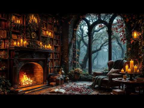 Видео: Потрескивающий огонь октябрьских ночей 🍁🔥Осенняя атмосфера для сна и снятия стресса