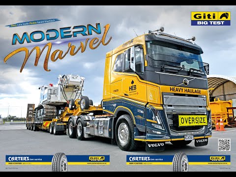 Видео: Giti Tyres Big Test Volvo FH16 700 6 x 4, специально разработанный для перевозки тяжелых грузов 1...