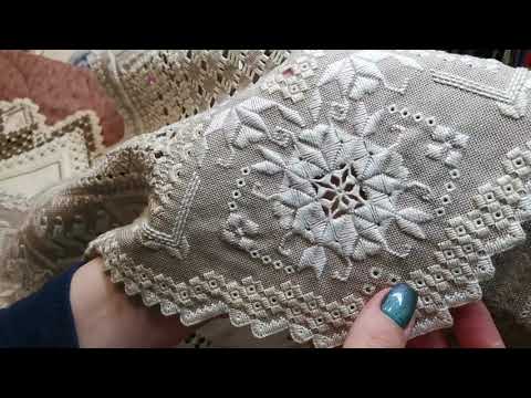 Видео: Как читать схему в салфетках Hardanger & Bardgello