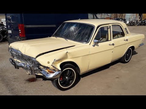 Видео: ГАЗ-24 после ДТП, сборка!