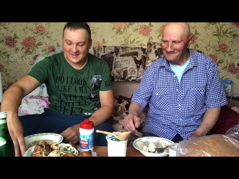 Видео: Вареники и пельмени ручной работы| мукбанг mukbang