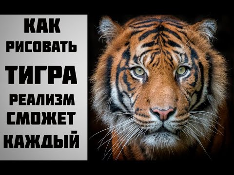 Видео: Рисуем символ 2022 года простая техника|как нарисовать тигра легко и просто часть#1