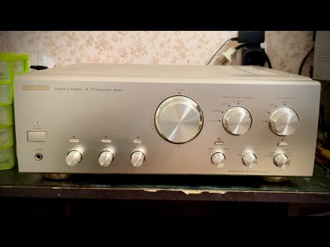 Видео: Sansui au-07 anniversary (профилактика часть 1)