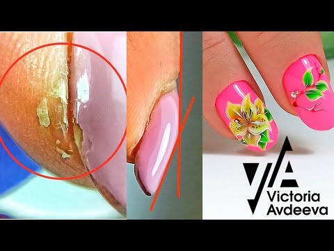 Видео: Клюющие Ногти/ Маникюр на Сухой Коже/  Весенний Дизайн Ногтей/ Виктория Авдеева