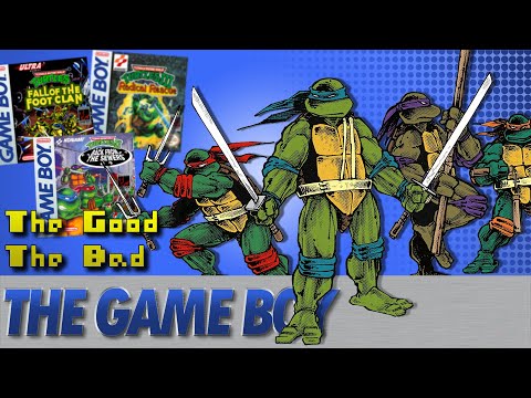 Видео: Игры про черепашек-ниндзя ~ Хорошие, плохие, GameBoy
