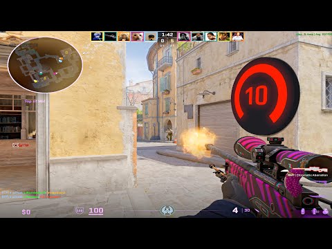 Видео: 100 пинг хайлайты 🔥 Faceit level 10 highlights