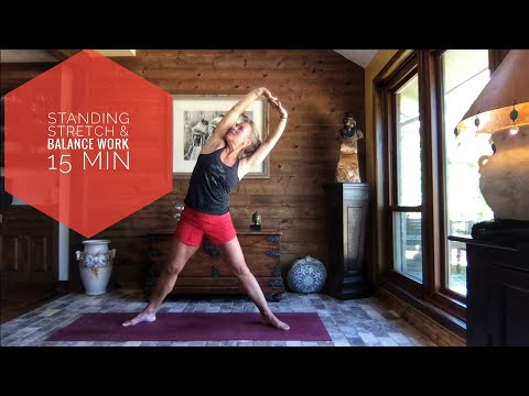 Видео: Растяжка стоя || 15 мин || Бонус баланса