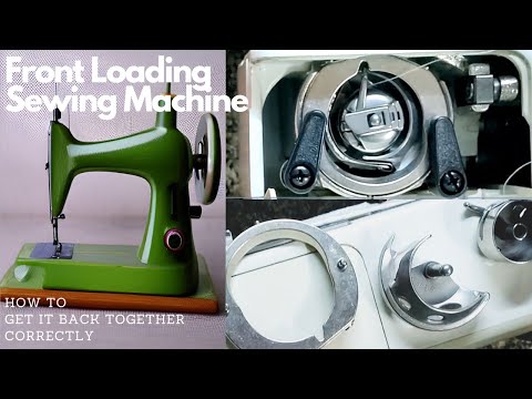 Видео: Как собрать обратно. Челнок для швейной машины с фронтальной загрузкой.
