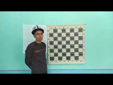 Видео: Шахмат үйрөнүү  2-сабак         Фигуралардын жүрүшү