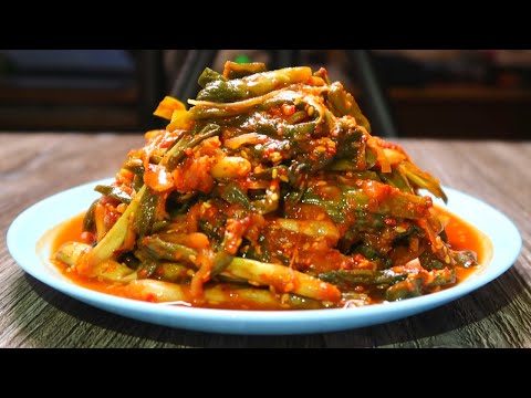 Видео: Корейский салат Па кимчи - Кимчи из зеленого лука. Вкусная корейская кухня. Научим как приготовить.