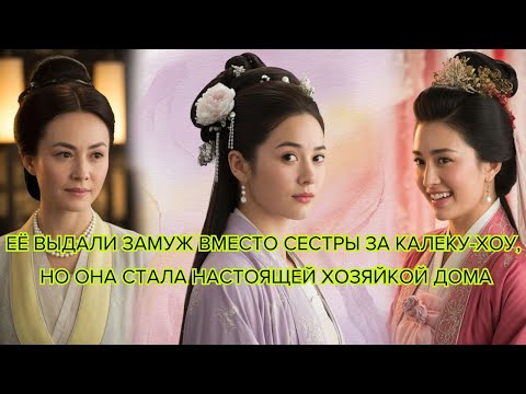 Видео: Её выдали замуж вместо сестры за калеку хоу, но она стала настоящей хозяйкой дома #КитайскийФильм