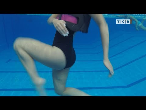 Видео: Упражнения для похудения. Аквааэробика