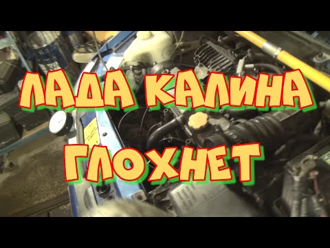 Видео: Лада Калина глохнет на сброс газа. Нестабильный холостой ход, трясётся