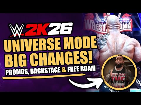 Видео: Режимы Вселенной WWE 2K26. ВСЕ БОЛЬШИЕ ИЗМЕНЕНИЯ!