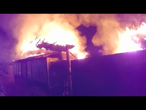 Видео: Пожар | Ночью подожгли рыбный магазин