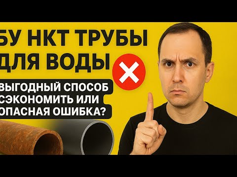 Видео: СТОП!⛔️ Это пить НЕЛЬЗЯ! БУ трубы НКТ для скважины: вся правда без прикрас