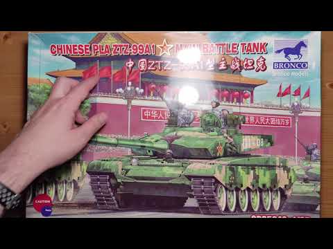 Видео: (Обзор на модель) Chinese PLA ZTZ-99A1 Main Battle Tank от Bronco арт. CB35040