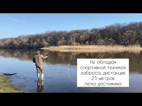 Видео: Нахлыстовый Spey-шнур для одноручных удилищ / Комфортный заброс на средние и дальние дистанции