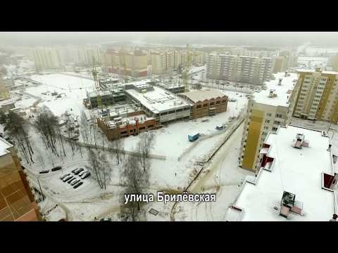 Видео: Обновляющийся Борисов с высоты птичьего полёта (декабрь 2018)