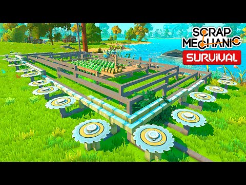 Видео: ПОДГОТОВКА ФЕРМЫ К ЖЁСТКОМУ РЕЙДУ | ВЫЖИВАНИЕ В Scrap Mechanic: Survival #29 |
