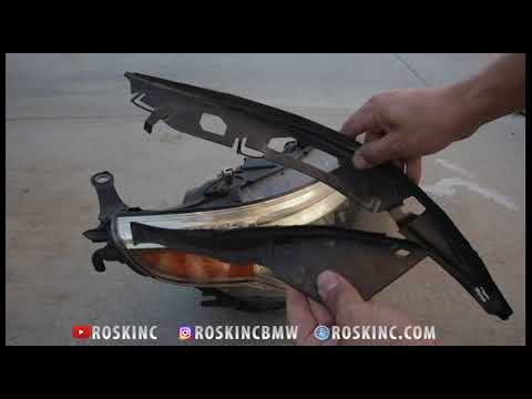 Видео: BMW E60 как заменить прокладку фары