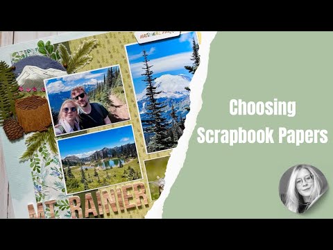 Видео: 🌿 Макет альбома «Живописный поход» | Вдохновение для двухстраничного альбома «На природе»