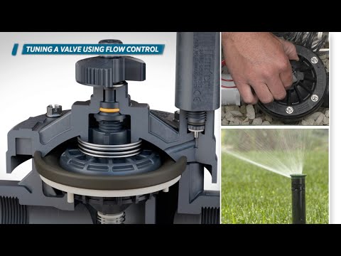 Видео: Настройка ирригационного клапана с помощью управления потоком