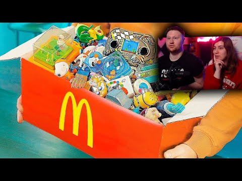 Видео: МЫ НАШЛИ ИГРУШКИ ИЗ MCDONALDS 2000х ! | РЕАКЦИЯ на GoldenBurst